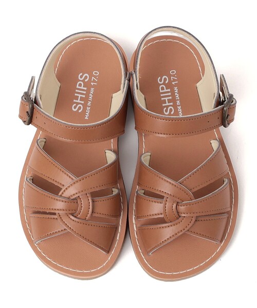 SHIPS（シップス）の「SHIPS KIDS:14～23cm / サンダル（サンダル・キッズ・アイボリー/ブラウン・18/19/20/22/23/17/21/14）」の15枚目の写真