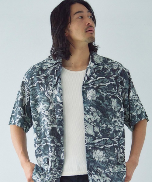 Schott（ショット）の「Schott×Pineapple Juice  RAYON SHIRT（シャツ/ブラウス・メンズ・その他1/その他3/その他2・M/L/XL）」の4枚目の写真