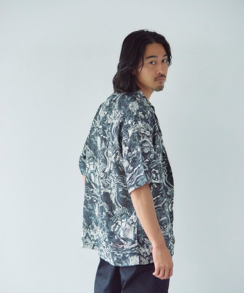 Schott（ショット）の「Schott×Pineapple Juice  RAYON SHIRT（シャツ/ブラウス・メンズ・その他1/その他3/その他2・M/L/XL）」の9枚目の写真