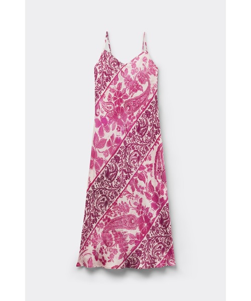 Intimissimi(インティミッシミ)の「“Brighten Your Day” ビスコース サテン ロング スリップ(ワンピース・レディース・チェリーピンク・S/M/L)」の7枚目の写真
