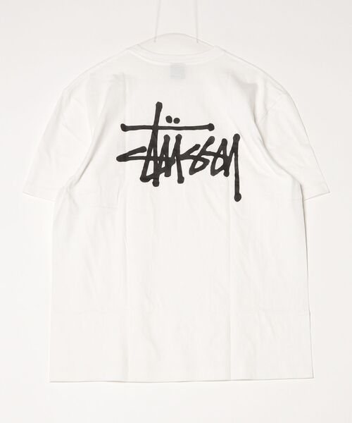 STUSSY（ステューシー）の「【STUSSY】ステューシー BASIC LOGO HALF T-SHIRTS ロゴ 半袖 Tシャツ / 1904762（Tシャツ/カットソー・メンズ・ホワイト/ブラック・MEDIUM/LARGE/X-LARGE）」の4枚目の写真