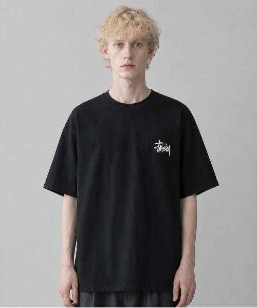 STUSSY（ステューシー）の「【STUSSY】ステューシー BASIC LOGO HALF T-SHIRTS ロゴ 半袖 Tシャツ / 1904762（Tシャツ/カットソー・メンズ・ホワイト/ブラック・MEDIUM/LARGE/X-LARGE）」の5枚目の写真