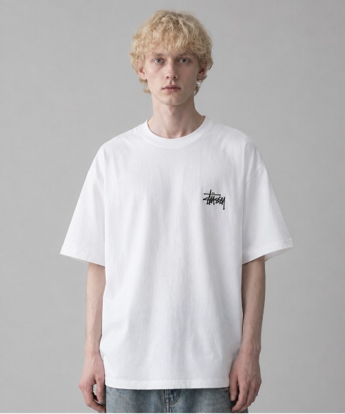 STUSSY（ステューシー）の「【STUSSY】ステューシー BASIC LOGO HALF T-SHIRTS ロゴ 半袖 Tシャツ / 1904762（Tシャツ/カットソー・メンズ・ホワイト/ブラック・MEDIUM/LARGE/X-LARGE）」の6枚目の写真