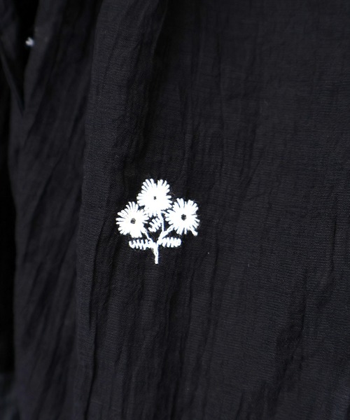 SpRay(スプレイ)の「楊柳花刺繍リボンブラウス(シャツ/ブラウス・レディース・ブルー系その他2/ホワイト×ブラック/ブラック×ホワイト・FREE)」の11枚目の写真