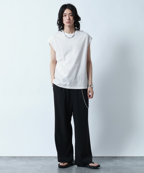 RAGEBLUE(レイジブルー)の「【DEOLESS】消臭機能付きノースリーブTシャツ(Tシャツ/カットソー・メンズ・ホワイト/ブラック・MEDIUM/LARGE)」の6枚目の写真
