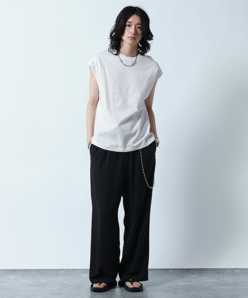 RAGEBLUE(レイジブルー)の「【DEOLESS】消臭機能付きノースリーブTシャツ(Tシャツ/カットソー・メンズ・ホワイト/ブラック・MEDIUM/LARGE)」の7枚目の写真