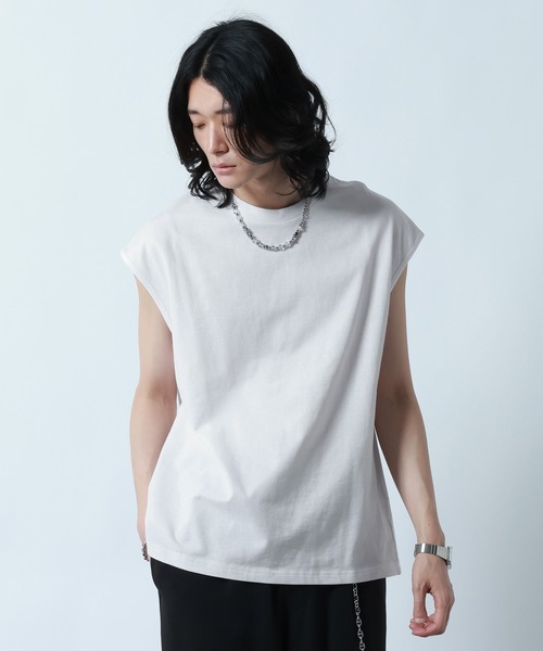 RAGEBLUE(レイジブルー)の「【DEOLESS】消臭機能付きノースリーブTシャツ(Tシャツ/カットソー・メンズ・ホワイト/ブラック・MEDIUM/LARGE)」の10枚目の写真