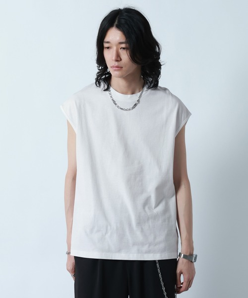 RAGEBLUE(レイジブルー)の「【DEOLESS】消臭機能付きノースリーブTシャツ(Tシャツ/カットソー・メンズ・ホワイト/ブラック・MEDIUM/LARGE)」の11枚目の写真