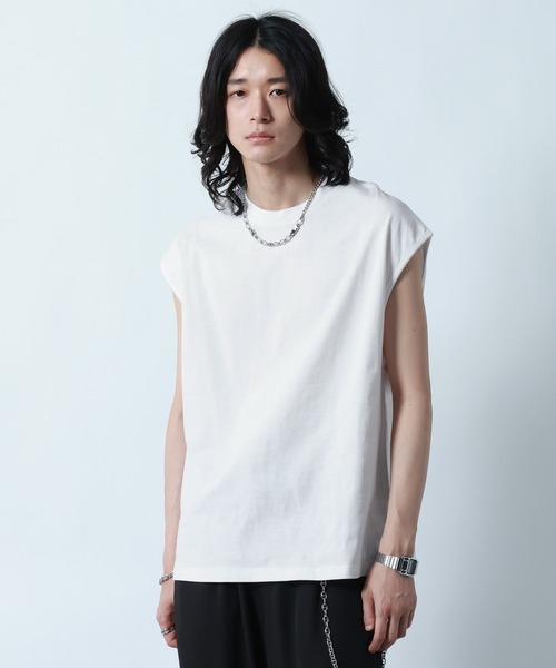 RAGEBLUE(レイジブルー)の「【DEOLESS】消臭機能付きノースリーブTシャツ(Tシャツ/カットソー・メンズ・ホワイト/ブラック・MEDIUM/LARGE)」の9枚目の写真