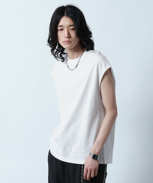RAGEBLUE(レイジブルー)の「【DEOLESS】消臭機能付きノースリーブTシャツ(Tシャツ/カットソー・メンズ・ホワイト/ブラック・MEDIUM/LARGE)」の12枚目の写真