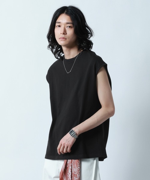 RAGEBLUE(レイジブルー)の「【DEOLESS】消臭機能付きノースリーブTシャツ(Tシャツ/カットソー・メンズ・ホワイト/ブラック・MEDIUM/LARGE)」の17枚目の写真