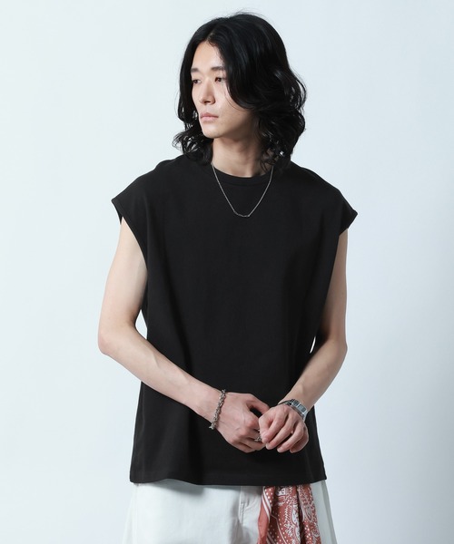 RAGEBLUE(レイジブルー)の「【DEOLESS】消臭機能付きノースリーブTシャツ(Tシャツ/カットソー・メンズ・ホワイト/ブラック・MEDIUM/LARGE)」の19枚目の写真