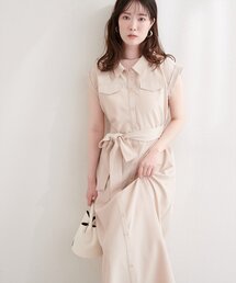 natural couture | ミリタリーノースリワンピース(ワンピース)