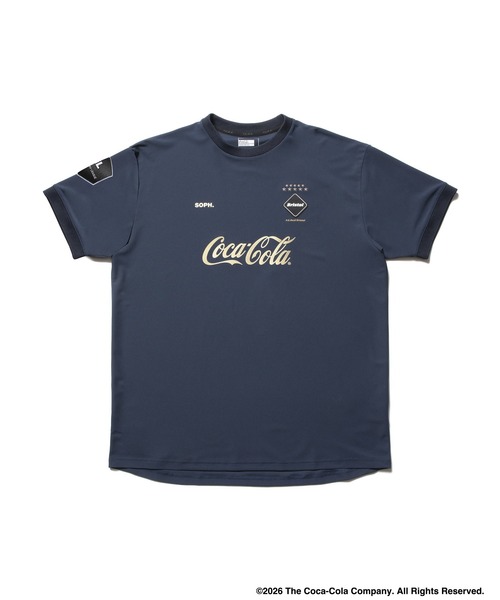 F.C.Real Bristol(エフシーレアルブリストル)の「Coca-Cola RETRO GAME SHIRT(Tシャツ/カットソー・メンズ・グリーン/ブラック/ライトブルー/ホワイト/ネイビー/イエロー・SMALL/XX-LARGE/X-LARGE/LARGE/MEDIUM)」の5枚目の写真