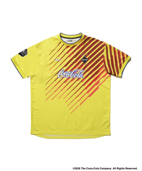 F.C.Real Bristol(エフシーレアルブリストル)の「Coca-Cola RETRO GAME SHIRT(Tシャツ/カットソー・メンズ・グリーン/ブラック/ライトブルー/ホワイト/ネイビー/イエロー・SMALL/XX-LARGE/X-LARGE/LARGE/MEDIUM)」の6枚目の写真