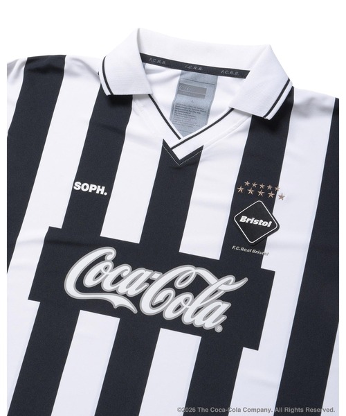 F.C.Real Bristol(エフシーレアルブリストル)の「Coca-Cola RETRO GAME SHIRT(Tシャツ/カットソー・メンズ・グリーン/ブラック/ライトブルー/ホワイト/ネイビー/イエロー・SMALL/XX-LARGE/X-LARGE/LARGE/MEDIUM)」の22枚目の写真