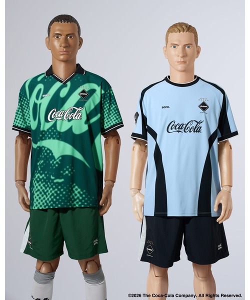 F.C.Real Bristol(エフシーレアルブリストル)の「Coca-Cola RETRO GAME SHIRT(Tシャツ/カットソー・メンズ・グリーン/ブラック/ライトブルー/ホワイト/ネイビー/イエロー・SMALL/XX-LARGE/X-LARGE/LARGE/MEDIUM)」の16枚目の写真