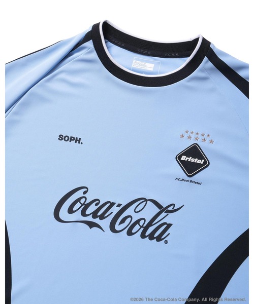 F.C.Real Bristol(エフシーレアルブリストル)の「Coca-Cola RETRO GAME SHIRT(Tシャツ/カットソー・メンズ・グリーン/ブラック/ライトブルー/ホワイト/ネイビー/イエロー・SMALL/XX-LARGE/X-LARGE/LARGE/MEDIUM)」の18枚目の写真