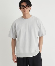 BACK NUMBER(バックナンバー)和紙ニットクルーネックプルオーバー