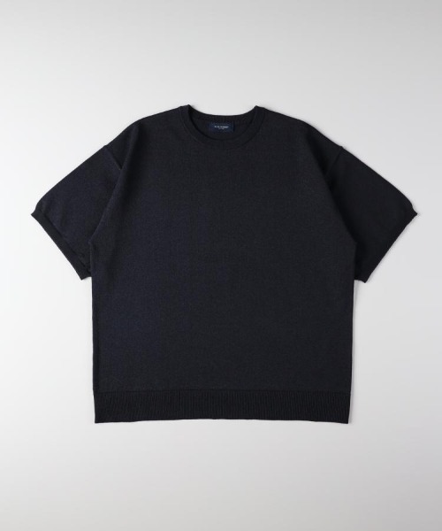 BACK NUMBER（バックナンバー）の「BACK NUMBER(バックナンバー)和紙ニットクルーネックプルオーバー（ニット/セーター・メンズ・カーキブラウン/ライトグレー/ネイビー・S/M/XL/L）」の11枚目の写真