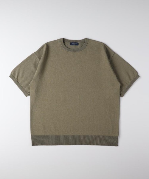 BACK NUMBER（バックナンバー）の「BACK NUMBER(バックナンバー)和紙ニットクルーネックプルオーバー（ニット/セーター・メンズ・カーキブラウン/ライトグレー/ネイビー・S/M/XL/L）」の16枚目の写真