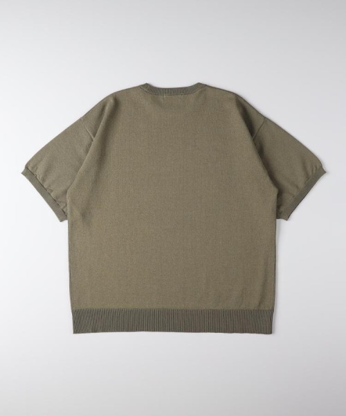 BACK NUMBER（バックナンバー）の「BACK NUMBER(バックナンバー)和紙ニットクルーネックプルオーバー（ニット/セーター・メンズ・カーキブラウン/ライトグレー/ネイビー・S/M/XL/L）」の17枚目の写真
