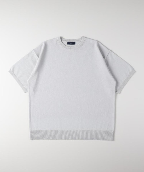 BACK NUMBER（バックナンバー）の「BACK NUMBER(バックナンバー)和紙ニットクルーネックプルオーバー（ニット/セーター・メンズ・カーキブラウン/ライトグレー/ネイビー・S/M/XL/L）」の5枚目の写真