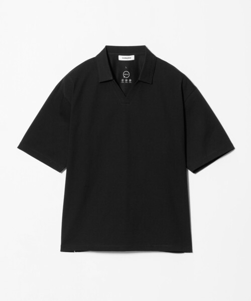 MONKEY TIME(モンキータイム)の「RENU シリーズ ジャージー スキッパー ポロシャツ(ポロシャツ・メンズ・ブラック/ダークグレー・S/M/L/XL)」の18枚目の写真