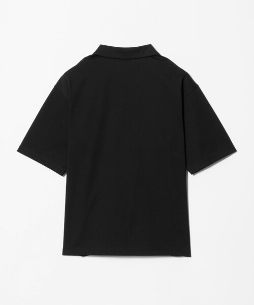 MONKEY TIME(モンキータイム)の「RENU シリーズ ジャージー スキッパー ポロシャツ(ポロシャツ・メンズ・ブラック/ダークグレー・S/M/L/XL)」の19枚目の写真