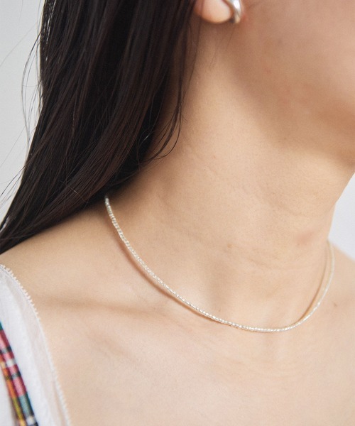 fig London(フィグロンドン)の「Purrl necklace(ネックレス・レディース・シルバー・FREE)」の12枚目の写真
