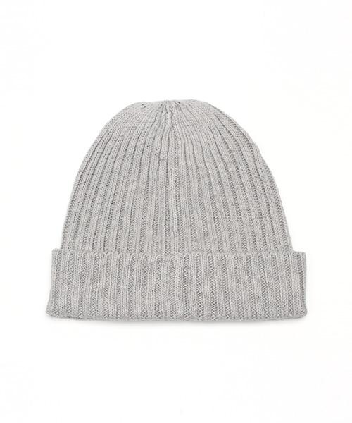 AMERICAN RAG CIE（アメリカンラグシー）の「AMERICAN RAG CIE 綿麻ワッチキャップ / 104-AFA-SB161-0101 Π（ニットキャップ/ビーニー・メンズ・ブラック/グレー/ネイビー/オリーブ/バーガンディー・FREE）」の3枚目の写真