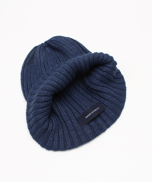 AMERICAN RAG CIE（アメリカンラグシー）の「AMERICAN RAG CIE 綿麻ワッチキャップ / 104-AFA-SB161-0101 Π（ニットキャップ/ビーニー・メンズ・ブラック/グレー/ネイビー/オリーブ/バーガンディー・FREE）」の7枚目の写真