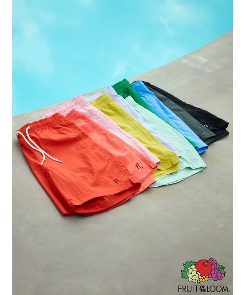 AOURE(アウール)の「【FRUIT OF THE LOOM】別注ショーツ(その他パンツ・メンズ・ミント/イエロー/スカイブルー系/コーラルピンク/レッド/グリーン/ライラック系/ライトピンク/カーキ/ブラック・LARGE/MEDIUM)」の11枚目の写真