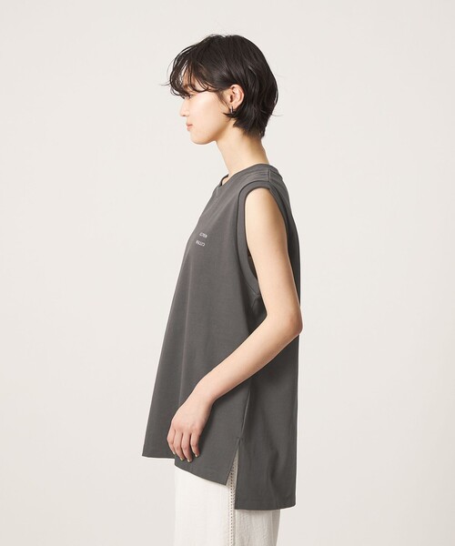 CITEN(シテン)の「<CITEN>ヘビーウエイトノースリT(タンクトップ・レディース・オレンジ/ライトブルー/ホワイト/ダークグレー・FREE)」の15枚目の写真