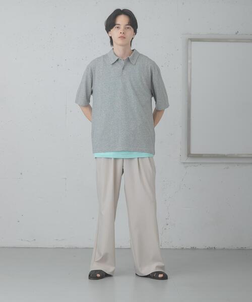 SENSE OF PLACE by URBAN RESEARCH(センスオブプレイスバイアーバンリサーチ)の「ドライタッチタンクトップセットポロシャツ(ポロシャツ・メンズ・ブラウン/ネイビー/グレー・LARGE/MEDIUM)」の16枚目の写真