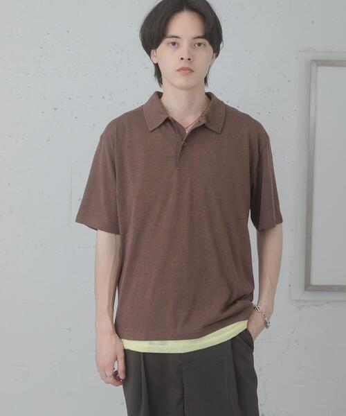 SENSE OF PLACE by URBAN RESEARCH(センスオブプレイスバイアーバンリサーチ)の「ドライタッチタンクトップセットポロシャツ(ポロシャツ・メンズ・ブラウン/ネイビー/グレー・LARGE/MEDIUM)」の8枚目の写真