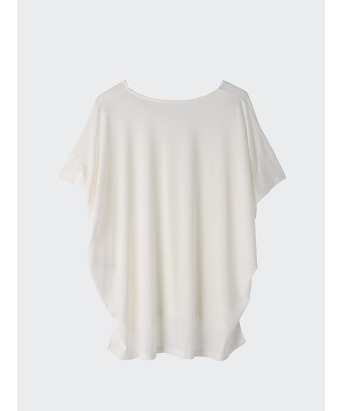 Brown&Street(ブラウンアンドストリート)の「ソフト落ち感トップス(Tシャツ/カットソー・レディース・ブラック/ホワイト・FREE)」の15枚目の写真