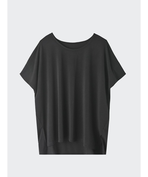 Brown&Street(ブラウンアンドストリート)の「ソフト落ち感トップス(Tシャツ/カットソー・レディース・ブラック/ホワイト・FREE)」の16枚目の写真