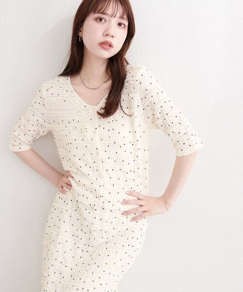 natural couture(ナチュラルクチュール)の「フリルカットカーディガン(カーディガン/ボレロ・レディース・その他4/その他2/その他1/その他3・FREE)」の14枚目の写真