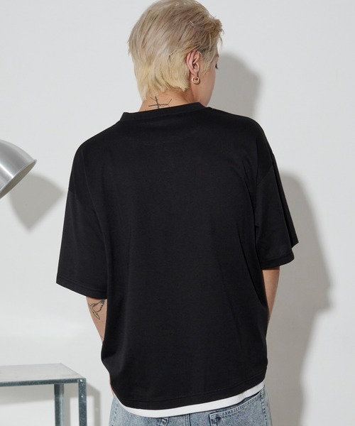 WEGO（ウィゴー）の「WEGO/キーネックフェイクレイヤードT（Tシャツ/カットソー・メンズ・ブラック/その他1/カーキ/ブラック系その他5・LARGE/MEDIUM）」の5枚目の写真