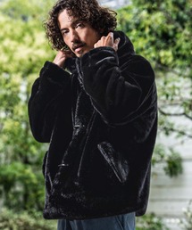 CAMBIO | mj11653- Fireman Buckle Faux Fur Jacket ファイヤーマンバックルブルゾン(MIU-262-006)(その他アウター)