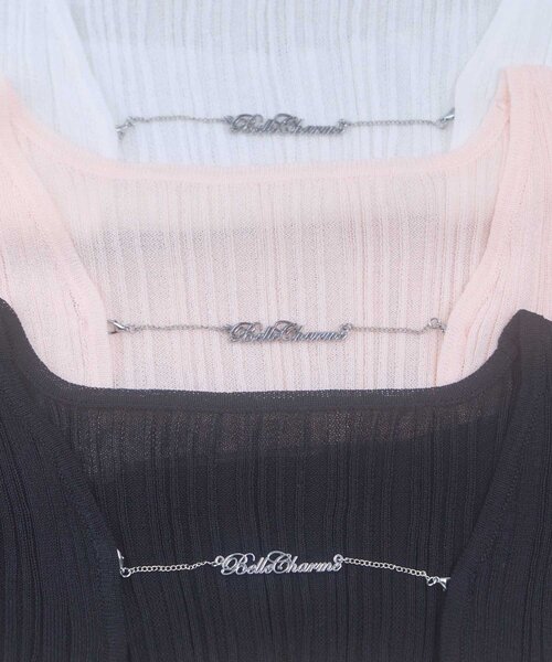 Belle Charme（ベルシャルム）の「【Belle Charme】Belle Charme Chain Sheer Bolero（カーディガン/ボレロ・レディース・オフホワイト/ピンク/ブラック・FREE）」の15枚目の写真