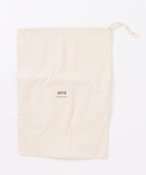 AMI Alexandre Mattiussi（アミアレクサンドルマテュッシ）の「【Ami Paris】コットンギャバジン Ami de Coeur　ユニセックス　キャップ（キャップ・レディース・ブラック・FREE）」の8枚目の写真
