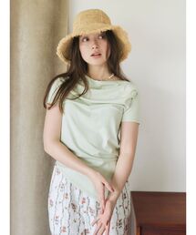 タックデザインオフショルTee