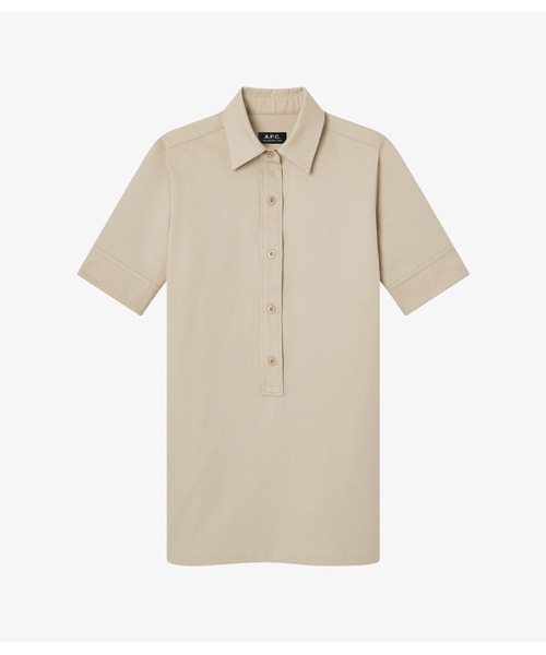 A.P.C.(アーペーセー)の「ROBE POLY(ワンピース・レディース・ベージュ・36)」の1枚目の写真