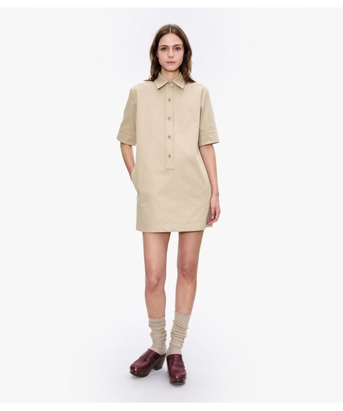 A.P.C.(アーペーセー)の「ROBE POLY(ワンピース・レディース・ベージュ・36)」の3枚目の写真