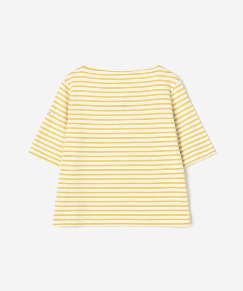 ORCIVAL(オーシバル)の「ORCIVAL | コットン ボートネックハーフスリーブTシャツ WOMEN(Tシャツ/カットソー・レディース・グリーン系その他/ブラウン系その他/イエロー系その他・1/2)」の5枚目の写真