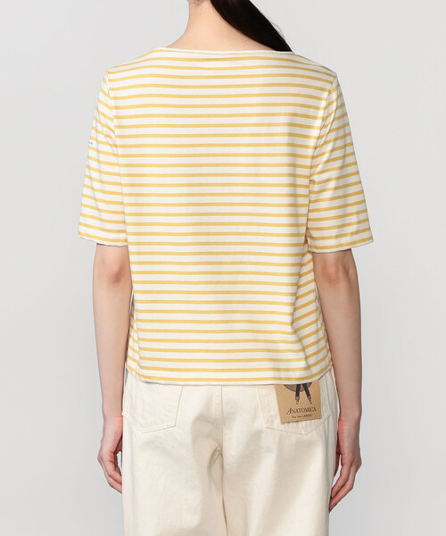 ORCIVAL(オーシバル)の「ORCIVAL | コットン ボートネックハーフスリーブTシャツ WOMEN(Tシャツ/カットソー・レディース・グリーン系その他/ブラウン系その他/イエロー系その他・1/2)」の13枚目の写真