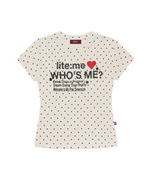 lite me Slim Fit T-shirt White