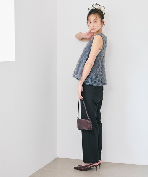 coca(coca)(コカ)の「【西山茉希様着用】センターシームスラックスパンツ(スラックス・レディース・グレー/ブラック・L/M/S)」の16枚目の写真